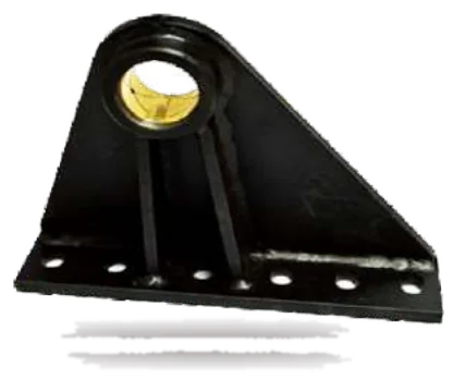Black body fix bracket for connecting tipper body to chassis