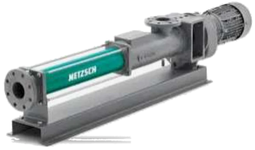 NETZSCH progressive cavity pump on baseplate